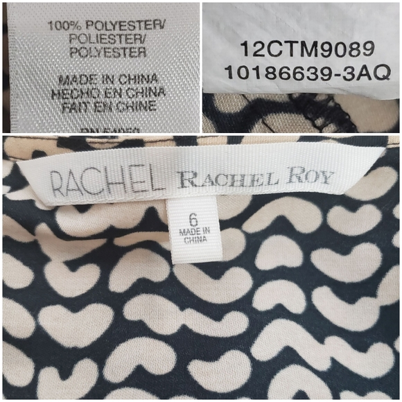 Rachel Roy Heart On Sleeve Dress Sz 6 EUC - Picture 4 of 8